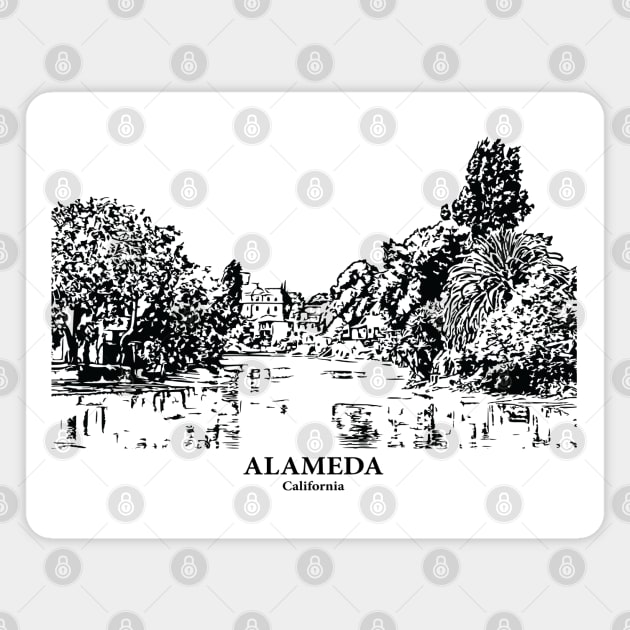 Alameda - California Magnet by Lakeric